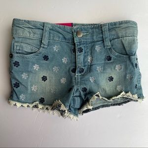 Girls 4 Freestyle Lace Trimmed Shorts